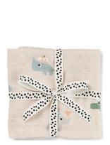 Done By Deer - Swaddle Celebration Powder - Muslino antklodė - Smėlio
