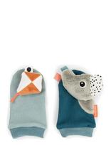 Done By Deer - Rattle Socks Playground Blue - Kūdikių kojinės - Mėlyna