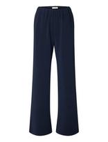Selected - Slftenny Relaxed Pants - Plačios kelnės - Tamsiai mėlyna