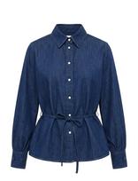 NEUW - Francine Shirtmid Vintage Indigo - Džinsiniai marškiniai - Mėlyna