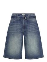 ABRAND - 95 Mid Super Baggy Jort Mason Belt Mason - Džinsiniai šortai - Mėlyna