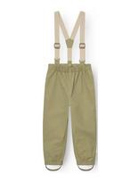 MINI A TURE - Matwilans Suspender Pants. Grs - Kelnės - Chaki spalva