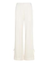 Day Birger Et Mikkelsen - Belle - Contrast Linen - Plačios kelnės - Kreminė spalva