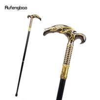 Auksinė juoda javapjūtės dalgio stiliaus lazda vakarėliui madinga Elegantiška lazda Dekoratyvinė Cospaly Cane Knob Crosier 90cm įvairiaspalvis