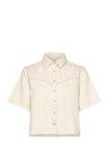 Levi's® - Logan Ss Denim Shirt Truth Sli - Džinsiniai marškiniai - Kreminė spalva