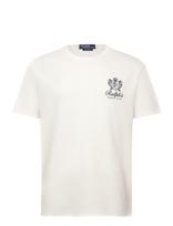Polo Ralph Lauren - Classic Fit Jersey Graphic T-Shirt - Marškinėliai trumpomis rankovėmis - Balta