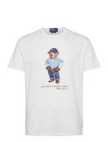 Polo Ralph Lauren - Classic Fit Polo Bear Jersey T-Shirt - Marškinėliai trumpomis rankovėmis - Balta