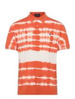 Polo Ralph Lauren - Classic Fit Tie-Dye Mesh Polo Shirt - Marškinėliai trumpomis rankovėmis - Oranžinė