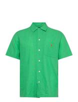 Polo Ralph Lauren - Classic Fit Linen-Blend Seersucker Shirt - Laisvalaikio marškiniai - Žalia