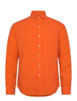 Polo Ralph Lauren - Gd Slubby Linen-Wvn-Shirt - Lininiai marškiniai - Oranžinė
