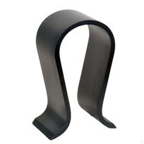 Elegant Wooden Headphone Stand for Desk Organization Black black