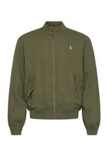 Polo Ralph Lauren - The Bedford Linen Herringbone Jacket - Bomberio striukė - Chaki spalva