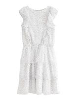 Lindex - Flounce Dress - Suknelė trumpomis rankovėmis - Balta