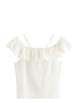 Lindex - Top With Off Shoulder Design - Palaidinės ir tunikos - Balta