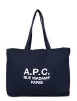 A.P.C. - Shopping Diane Rue Madame - Talpi rankinė - Tamsiai mėlyna