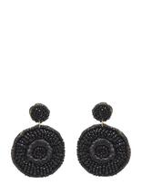 Pipol's Bazaar - Pequina Ear Black - Išraiškingi auskarai - Juoda