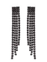 Pipol's Bazaar - Chiara Ear Med Black - Kabantys auskarai - Juoda