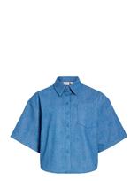 Vila - Viluna 3/4 Denim Shirt - Džinsiniai marškiniai - Mėlyna