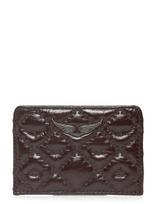 Zadig & Voltaire - Zv Pass Vintage Monogram - Kortelių dėklas - Ruda