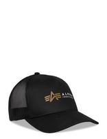 Alpha Industries - Alpha Label Trucker Cap - Kepurė - Juoda