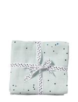 Done By Deer - Stofble 2 Stk. Dreamy Dots Blå - Seilinukas - Balta