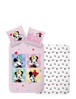 Minnie Mouse - Bed Linen Senior Minnie 1142 - 140X200, 60X63 Cm - Patalynės komplektas - Rožinė