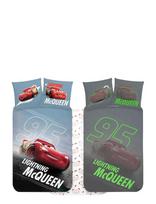 Biler - Bed Linen Cars 383 Glow - 100X140 40X45 Cm - Patalynės komplektas - Raudona
