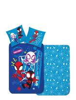 Spider-man - Bed Linen Senior Spidey 1353 - 140X200, 60X63 Cm - Patalynės komplektas - Marga / raštuota