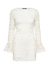 Gina Tricot - Embroidery Mini Dress - Trumpa suknelė - Balta