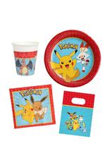 Pokemon - Pokemon Party Pack - Lėkštės - Raudona
