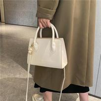 New retro texture simple women's bag foreign style stone pattern messenger bag ins small square bag fashion handbag balta