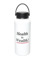 Sporty & Rich - Health Is Wealth Bottle - Gertuvė - Balta