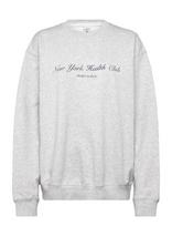 Sporty & Rich - Ny Health Club Crewneck - Megztinis - Pilka