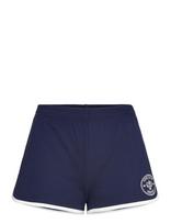 Sporty & Rich - Eden Crest Embroidered Pique Short - Laisvalaikio šortai - Tamsiai mėlyna