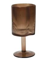 Muubs - Red Wine Glass Ripe - Smoked Brown - Raudonojo vyno taurės - Ruda