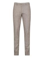 Bruun & Stengade - Bs Sibillini Classic Fit Pants - Lininės kelnės - Smėlio