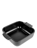 Peugeot - Appolia Firkantet Ovnfad 18 Cm Satin Sort - Prieskonių malūnėlis - Juoda