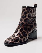 Sufinna 7156 36 rudos leopardinės odos batai su kulnu 39 black