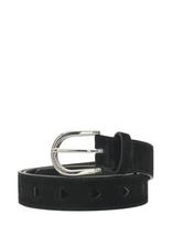 Fabienne Chapot - Cut It Out Heart Belt Suede - Juosmens diržas - Juoda