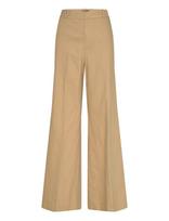 Polo Ralph Lauren - 12/1 Str Lin Bld Pw-Wvn-Pants - Plačios kelnės - Smėlio