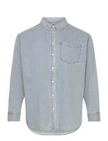Lauren Women - 2X1 Denim-Wvn-Shirt - Džinsiniai marškiniai - Mėlyna