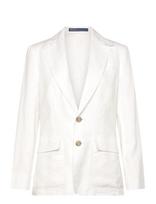 Polo Ralph Lauren - 9/1 Pd Linen-Wvn-Blazer/Sport Coat - Vieneilės striukės - Balta