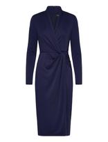 Lauren Ralph Lauren - Str Matte Jersey-R-Knt-Dresses - Iki kelių ir midi suknelės - Tamsiai mėlyna
