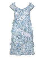 Lauren Ralph Lauren - Poly Crinkle Ggt 58-Wvn-Dresses - Vasarinė suknelė - Mėlyna