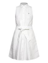 Polo Ralph Lauren - Classic Oxford-Wvn-Dresses - Marškininė suknelė - Balta