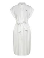 Polo Ralph Lauren - 40/1 Ctn Yd Oxford-Wvn-Dresses - Iki kelių ir midi suknelės - Balta