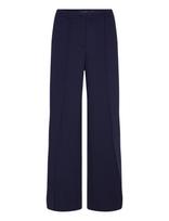 Lauren Ralph Lauren - Modern Ponte - R-Knt-Pants - Plačios kelnės - Tamsiai mėlyna