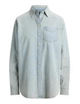 Lauren Ralph Lauren - 2X1 Denim-Wvn-Shirt - Džinsiniai marškiniai - Mėlyna