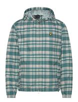 Lyle & Scott - Tartan Hooded Zip Through Jacket - Lengva striukė - Žalia