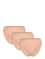 Organic Basics - Core High-Leg Briefs 3-Pack - Kelnaitės - Smėlio